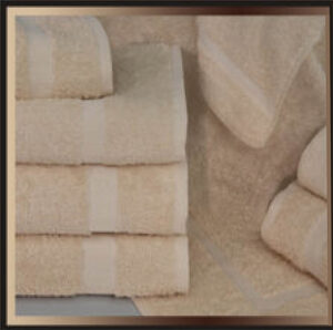 Beige Hotel Towels 12x12 Wash Cloth - American Elite Hotel Essentials